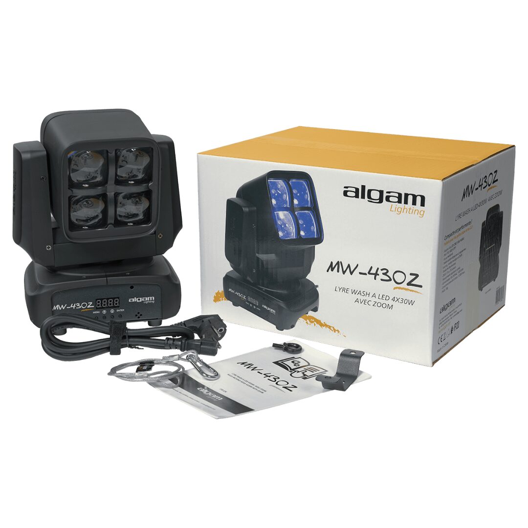 Lyre MW430ZOOM 4x30W RGBW avec Zoom – Image 5