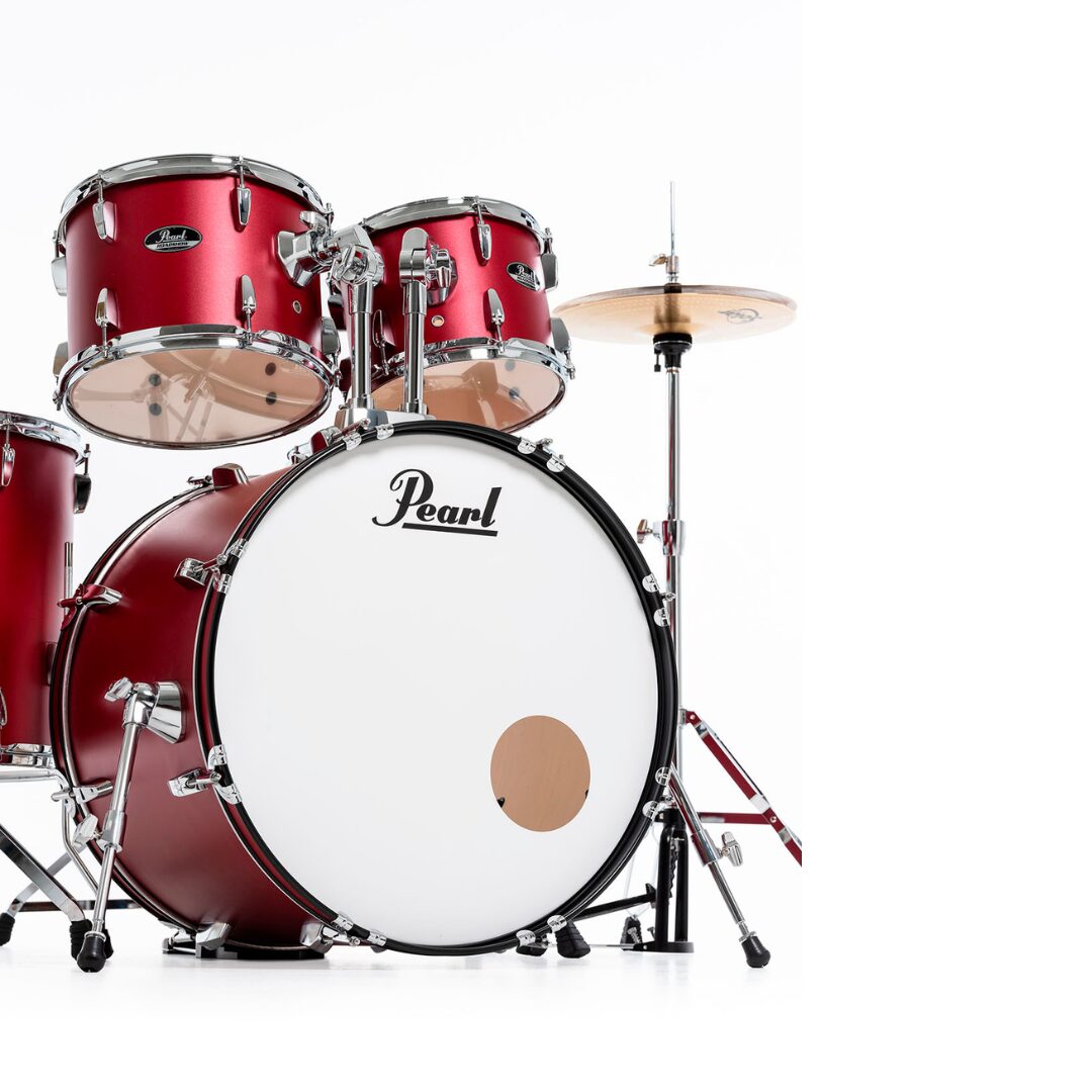 Pearl Roadshow Matte Red 20" avec cymbales – Image 2