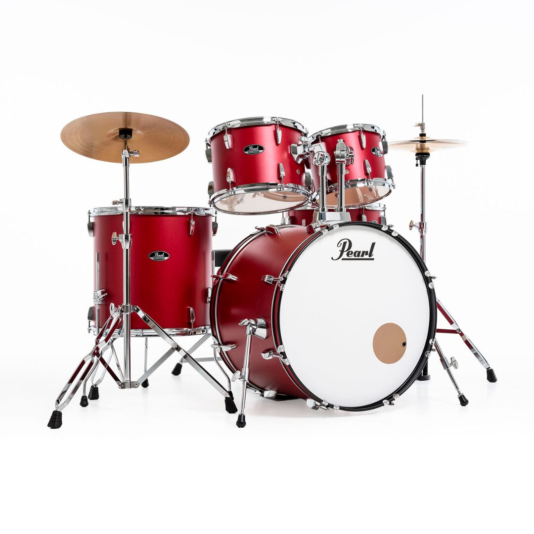 Pearl Roadshow Matte Red 20" avec cymbales
