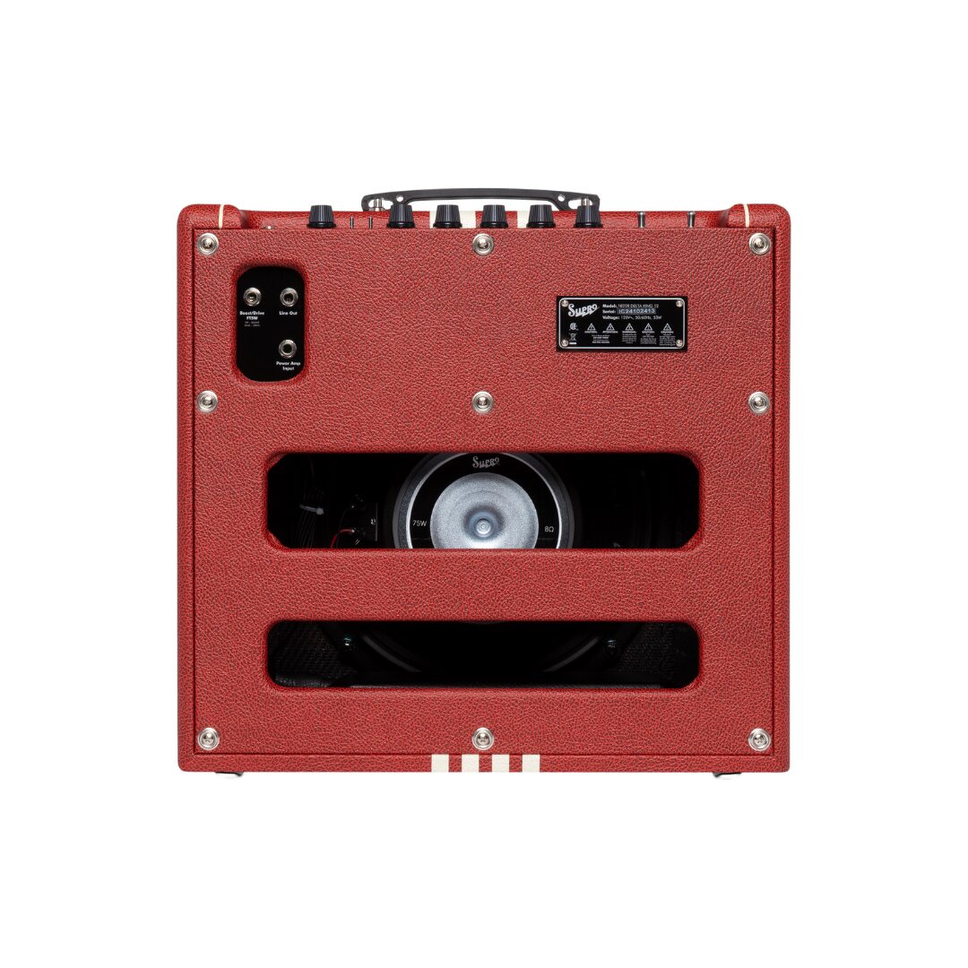 Supro Delta King 12 - Scarlet and Cream – Image 3
