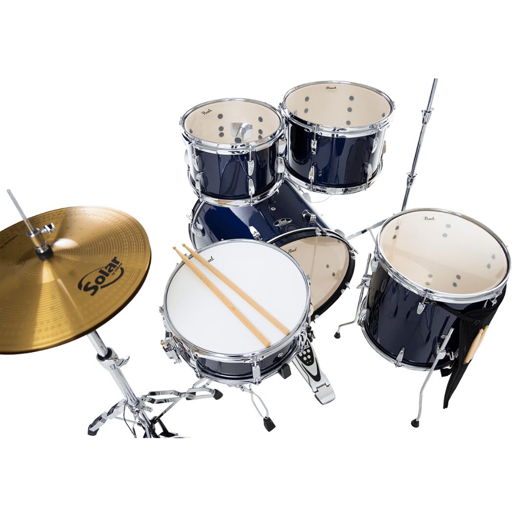 Pearl Roadshow Blue metallic 20" avec cymbales – Image 2