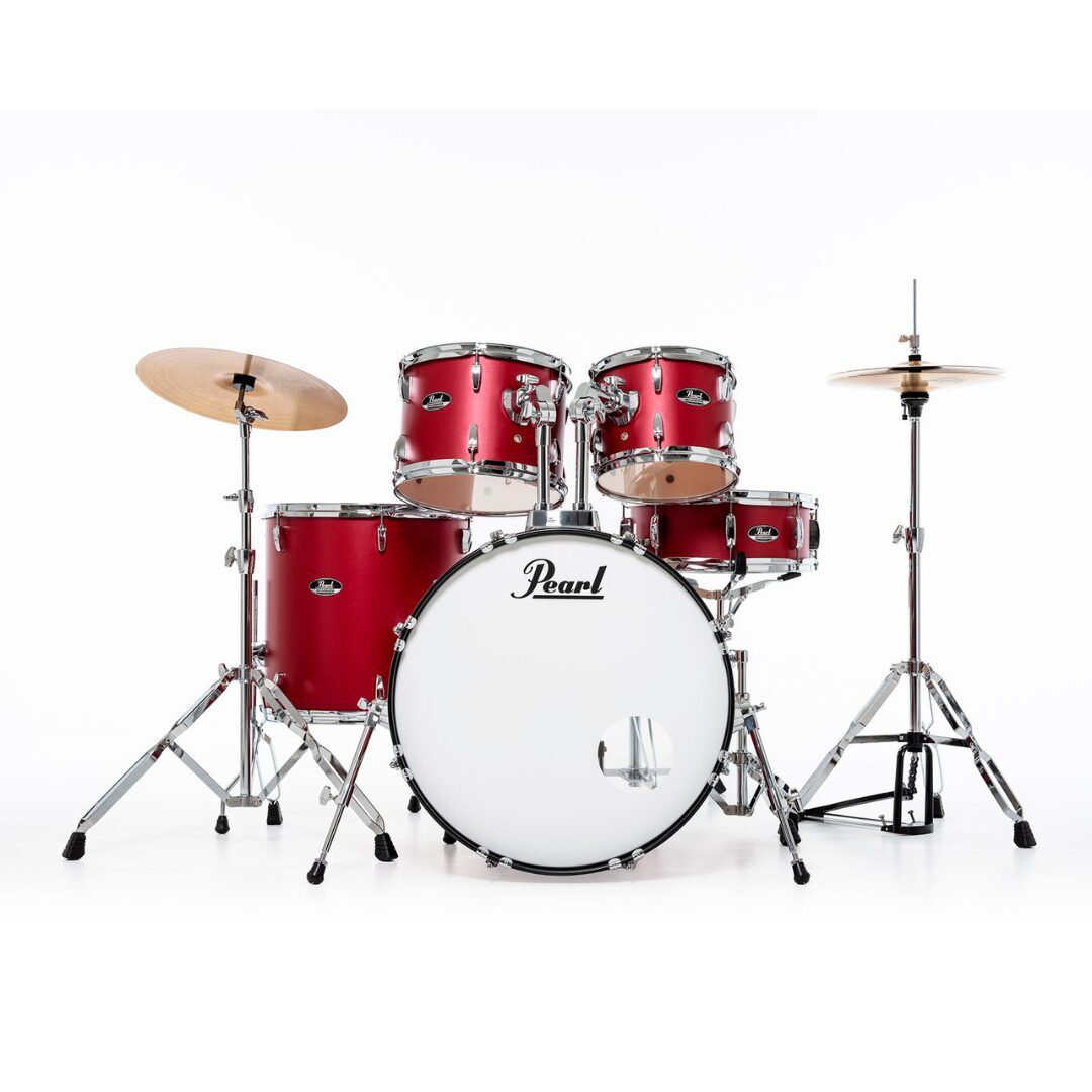 Pearl Roadshow Matte Red 22" avec cymbales
