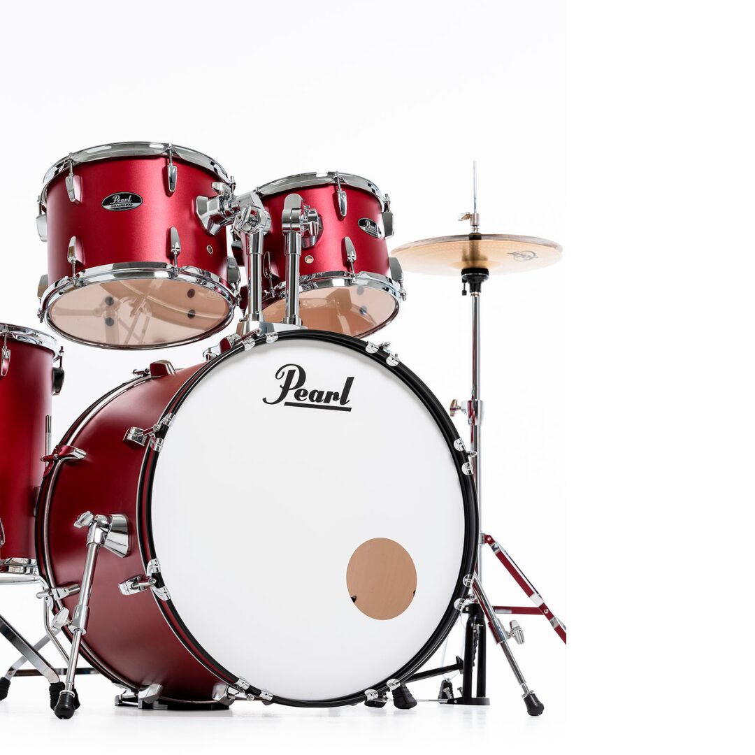 Pearl Roadshow Matte Red 22" avec cymbales – Image 3